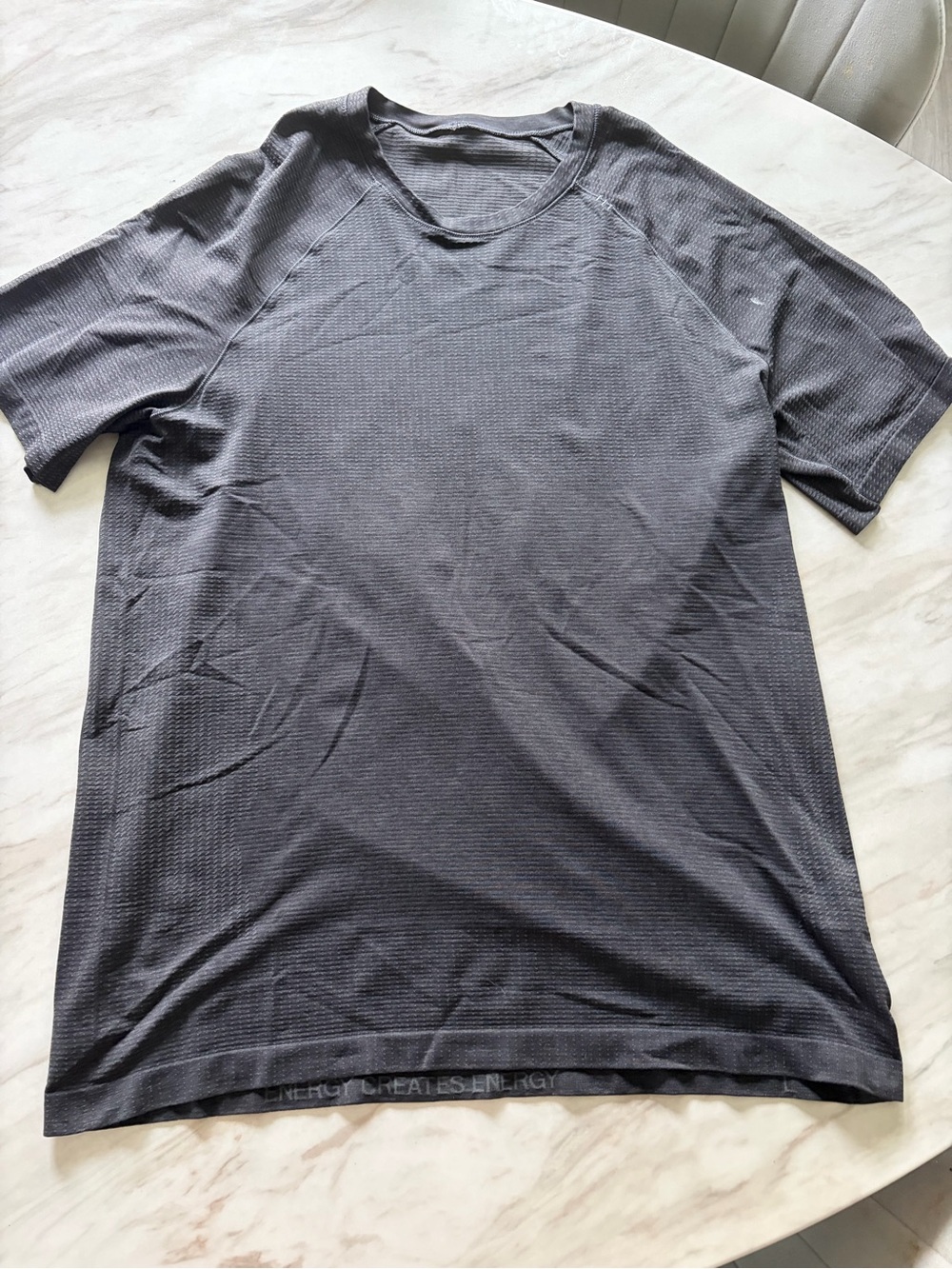 lululemon athletica Men's Short-Sleeve Tech Tee - Charcoal Gray